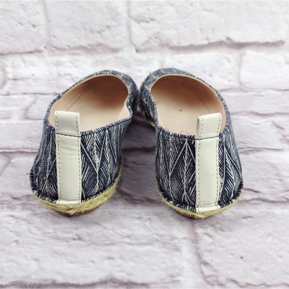 Clarks summer slides shoes flats navy blue white size 8 women's - Picture 6 of 10